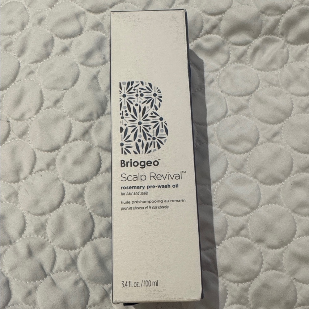 Briogeo Scalp Revival Rosemary Pre-Wash Oil brand new 100ml haircare hair